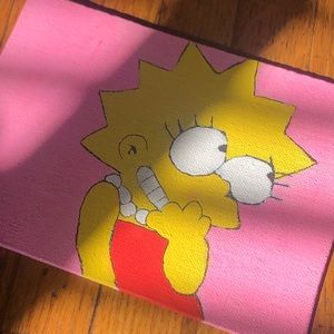 Lisa Simpson Shy Away Canvas